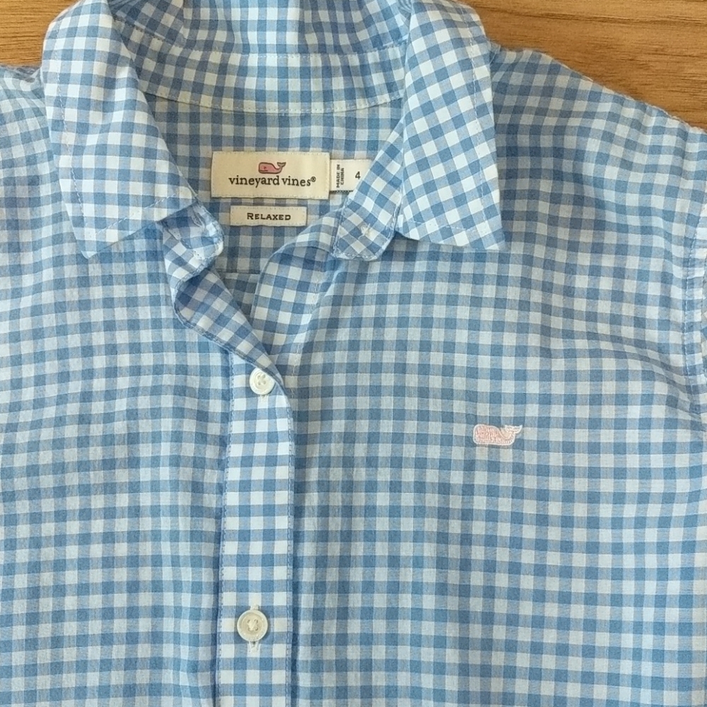 Vineyard Vines Gingham Button Down - image 2
